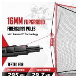 $94 Golf Net 10x7ft Practice Net with Chipping Net, Carry Bag Backyard