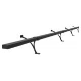 $180 Foot Rail Kit - Undercounter Mount, Heavy-Duty Steel Rails Black