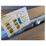 $180 Foot Rail Kit - Undercounter Mount, Heavy-Duty Steel Rails Black