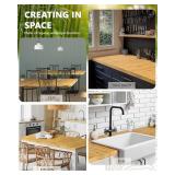 $114 30x25 Butcher Block Counter Top, Bamboo, 1.2