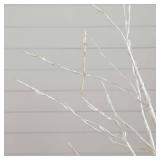 $93 Nearly Natural 5-FT Pre-lit White Birch Tree with 240 LED Lights