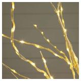 $93 Nearly Natural 5-FT Pre-lit White Birch Tree with 240 LED Lights