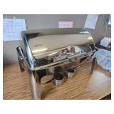 $130 CHEFQ Deluxe Chafer Dish 8-Qt Stainless Rectangular with Pans