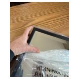 $147 TEHOME Ceiling Mount Mirror, Black Metal Rectangle 20x30"