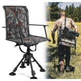 $133 KEMIMOTO Hunting Blind Chair 360 Silent Swivel 300 Lb Adjustable