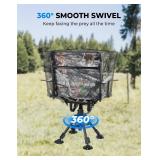 $133 KEMIMOTO Hunting Blind Chair 360 Silent Swivel 300 Lb Adjustable