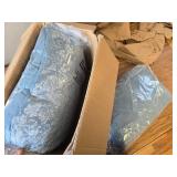 $90 ALPHA HOME Queen Size Jacquard Bedding Comforter Set - All Season, Ligh