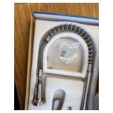 FORIOUS Kitchen Faucet with Sprayer, Brushed Nickel, Single Handle