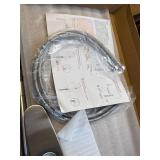 FORIOUS Kitchen Faucet with Sprayer, Brushed Nickel, Single Handle