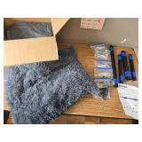 $70 Medium Dog House, Soft Indoor, Internal 26x24x20in, Cushion, Gray