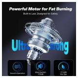 $220 MERACH Under Desk Elliptical, 12-Speed Quiet Pedal