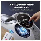 $220 MERACH Under Desk Elliptical, 12-Speed Quiet Pedal