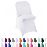 $47 Spandex Chair Covers, 25 PCS, Washable, Stretch Chair Cover, White