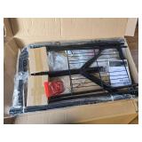 $90 Clothes Rack 450 LBS Load, Metal, Rolling, Black, with Wheels