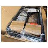 $90 Clothes Rack 450 LBS Load, Metal, Rolling, Black, with Wheels