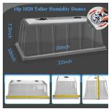 $60 BTPLASTIK 10-Pack 7.3" Humidity Domes for 1020 Seed Trays BPA-Free