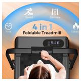 $140 Walking Pad with Handle Bar, 2.5HP Treadmill, Portable, Foldable