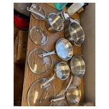 $110 Stainless Steel Cookware Set 10 Pcs Tri-Ply, Induction, PFOA Free