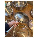 $110 Stainless Steel Cookware Set 10 Pcs Tri-Ply, Induction, PFOA Free