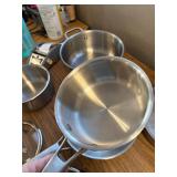 $110 Stainless Steel Cookware Set 10 Pcs Tri-Ply, Induction, PFOA Free