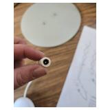 $110 Embrace 60 in. SILVER, 2-Light LED Floor Lamp with 3-Way Dimmer