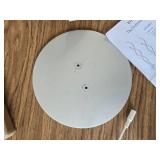 $110 Embrace 60 in. SILVER, 2-Light LED Floor Lamp with 3-Way Dimmer