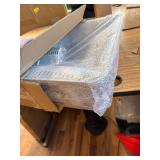 $100 Extra Large Stainless Steel Litter Box with Lid, 28L x 20W x 12H