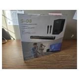 $102 Karaoke Soundbar with Subwoofer, 2 Wireless Mics, Bluetooth, TV