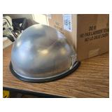 18 Acrylic Bubble Half-Dome Mirror with Black Rim, Indoor/Outdoor