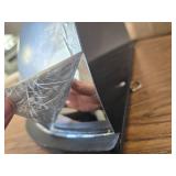 18 Acrylic Bubble Half-Dome Mirror with Black Rim, Indoor/Outdoor