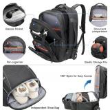 $85 2-in-1 Rolling Laptop Backpack, 50L, Wheels, USB, TSA Lock