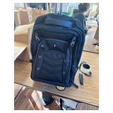 $85 2-in-1 Rolling Laptop Backpack, 50L, Wheels, USB, TSA Lock