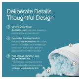 $159 Coop Home Goods Cool+ Crescent Adjustable Pillow, Queen, Gel Foam