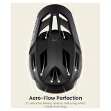 $115 OutdoorMaster Full Face Mountain Bike Helmet with Chin Pad