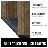 $58 Gorilla Grip Waterproof Traffic Guard Door Mat 60x36 Heavy Duty