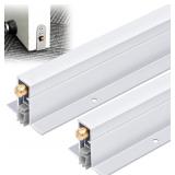 $70 2 Pack 36in Aluminum Automatic Door Bottom Seal 9/16W x 36L 1-3/8H