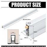 $70 2 Pack 36in Aluminum Automatic Door Bottom Seal 9/16W x 36L 1-3/8H