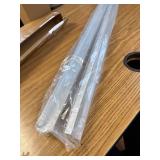 $70 2 Pack 36in Aluminum Automatic Door Bottom Seal 9/16W x 36L 1-3/8H