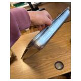 2Pcs Stainless Steel Oil Drip Pan for Under Car, 24x16x1.9 In