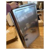 2Pcs Stainless Steel Oil Drip Pan for Under Car, 24x16x1.9 In