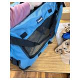 $60 Petprsco Portable Collapsible Dog Crate 24x17x17 with Bowl