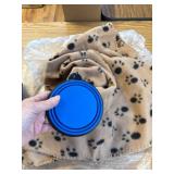 $60 Petprsco Portable Collapsible Dog Crate 24x17x17 with Bowl