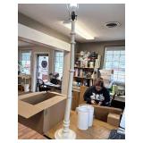 $80 Floor Lamps for Living Room - 60" Resin Farmhouse Lamp with Temp