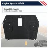 $80 Toyota Sienna Engine Splash Shield Guard 2011-2020 PVC Skid Plate