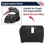 $80 Toyota Sienna Engine Splash Shield Guard 2011-2020 PVC Skid Plate