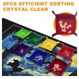 Napzy Puzzle Mat Roll-Up for 500-1500 Pieces with 8 Trays
