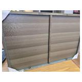 $80 Lake Boat Framed Wall Art - Rustic Nature Landscape Panorama