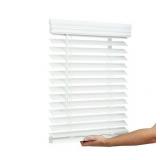 $111 Lotus & Windoware Cordless 2" Faux Wood Horizontal Blind, 40Wx64L