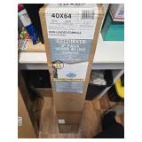 $111 Lotus & Windoware Cordless 2" Faux Wood Horizontal Blind, 40Wx64L