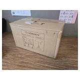 $59 Newrays Glass Bankers Desk Lamp with Pull Chain Switch Satin Brass